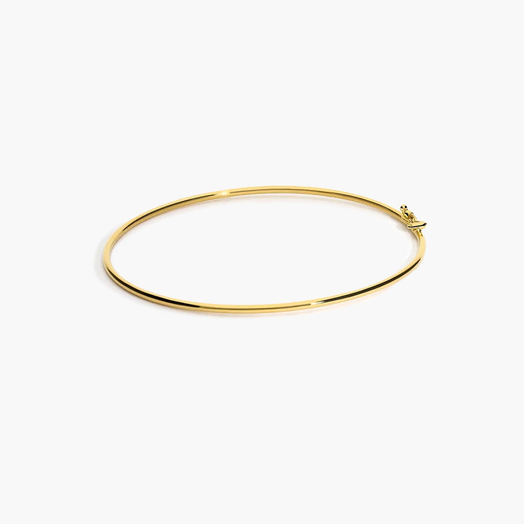 Pulsera Rígida Dorada