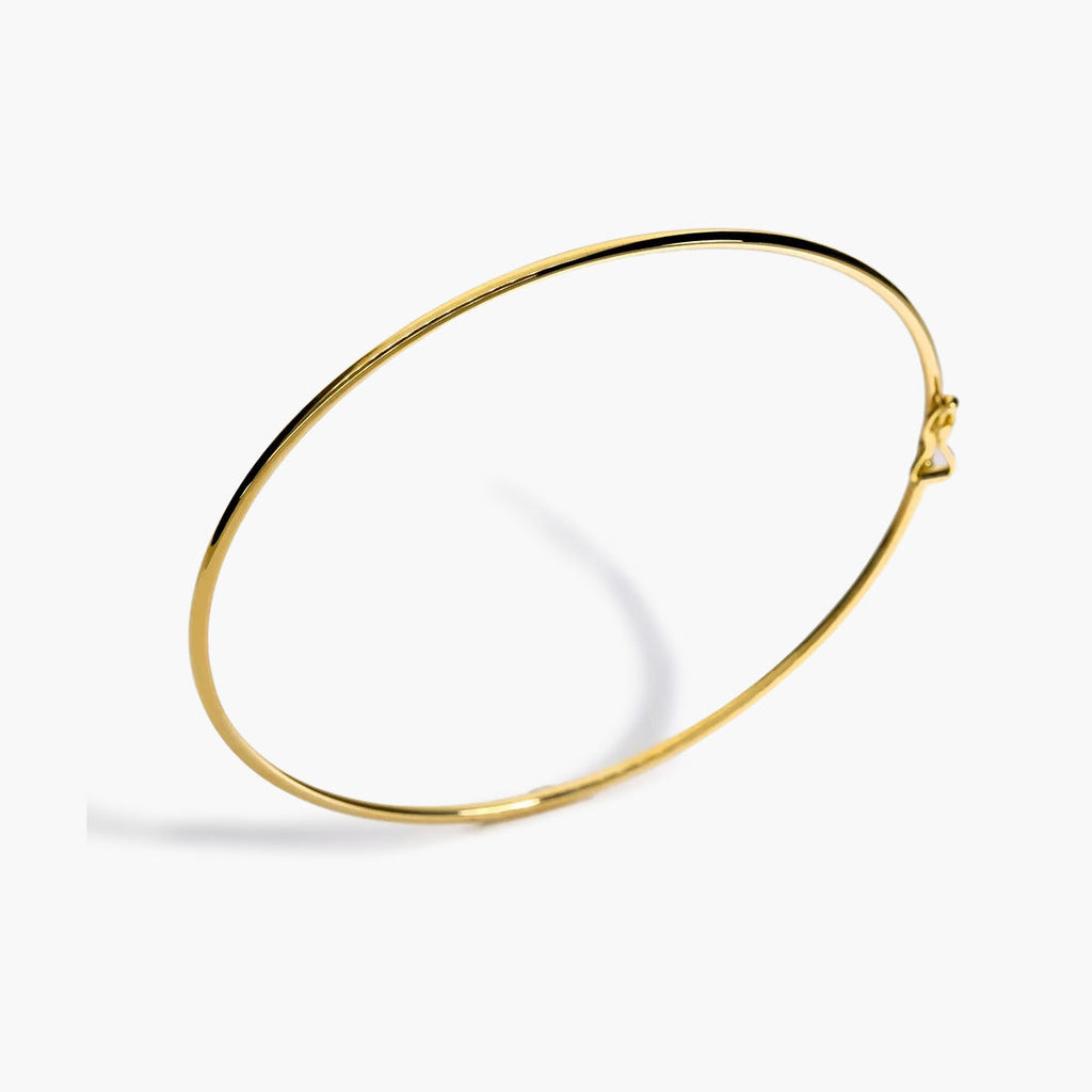 Pulsera Rígida Dorada