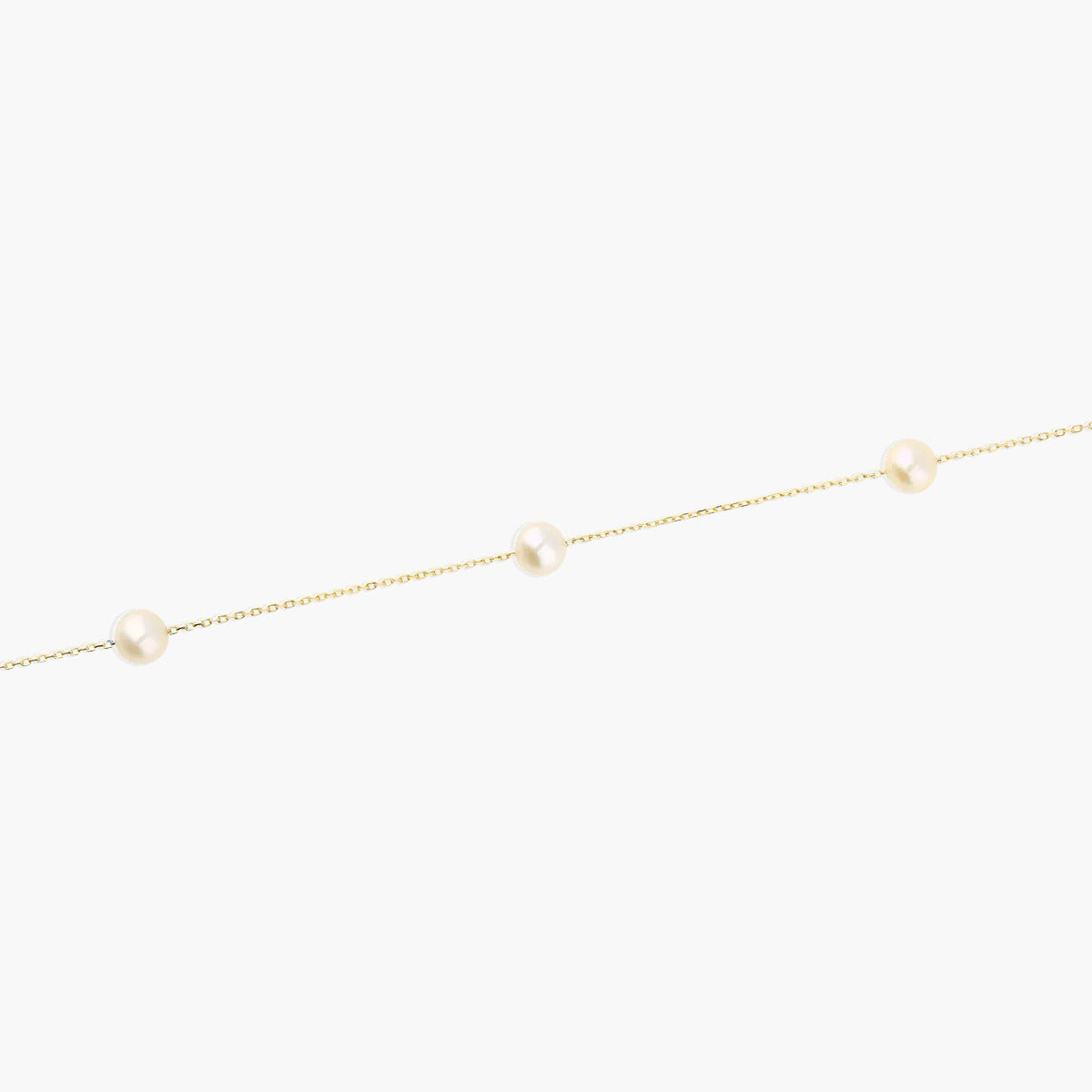 Pulsera Dorada con Perlas Refinadas