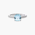 Elegante Anillo con Piedra Azul