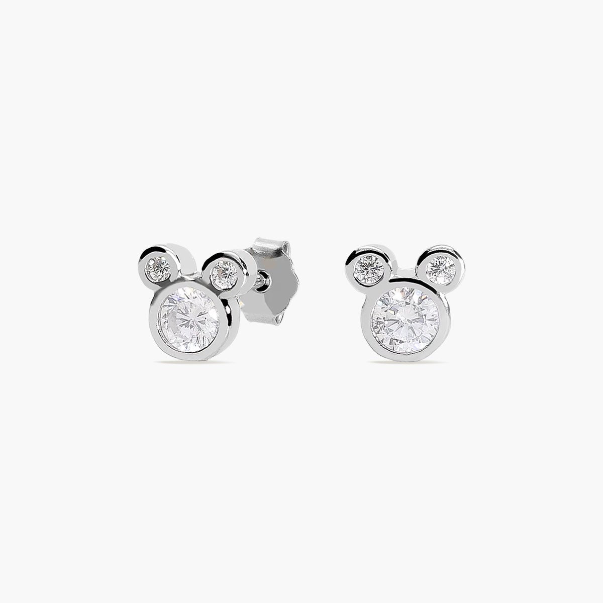 Pendientes Plateados Disney