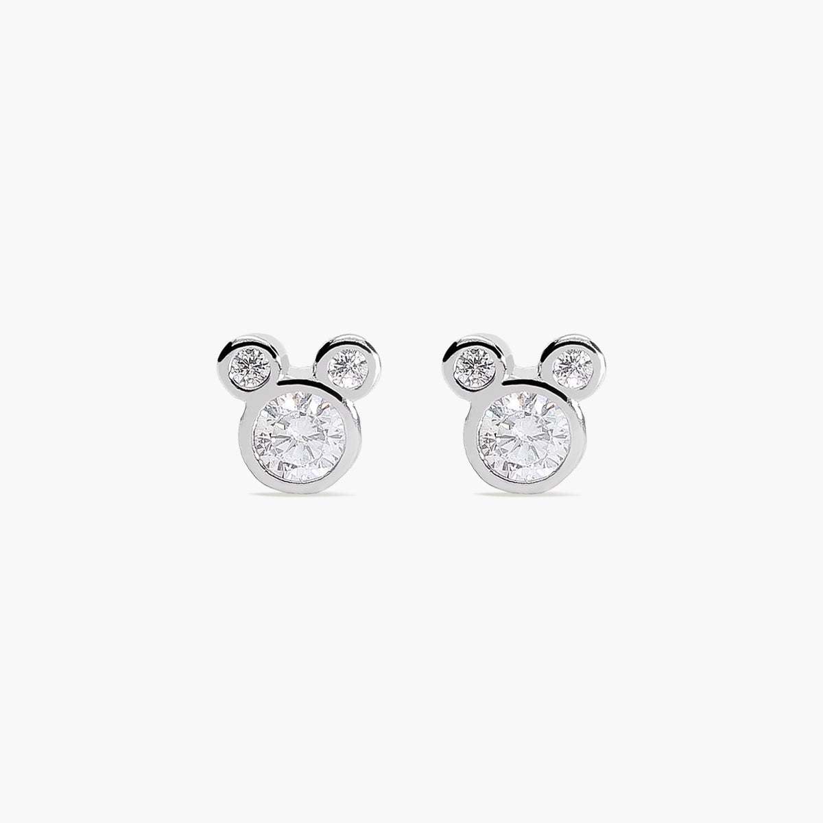 Pendientes Plateados Disney
