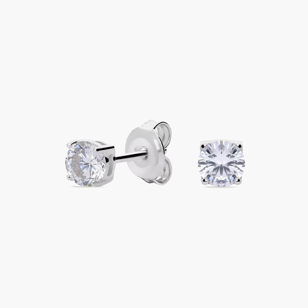 Pendientes Elegantes Plateados