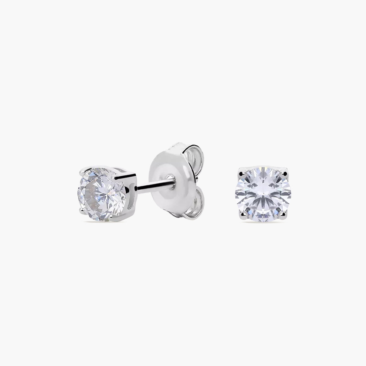 Pendientes Elegantes Plateados
