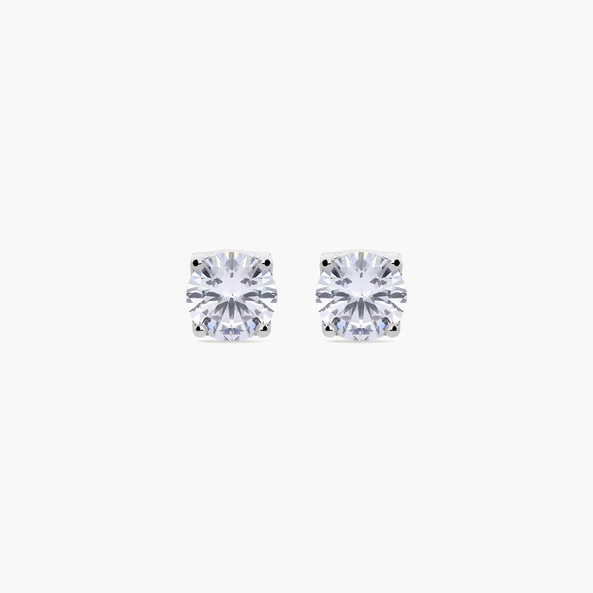 Pendientes Elegantes Plateados