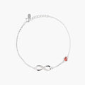 Pulsera con Corazón y Símbolo del Infinito