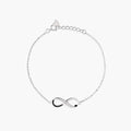 Pulsera con circonitas y símbolo del Infinito