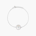 Pulsera con circonitas y Árbol de la vida