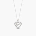 Collar Corazón “Mamá” con Circonitas