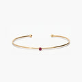 Pulsera Rígida Dorada Elegante
