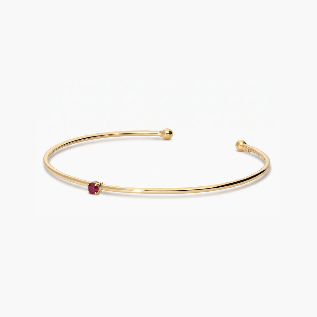 Pulsera Rígida Dorada Elegante