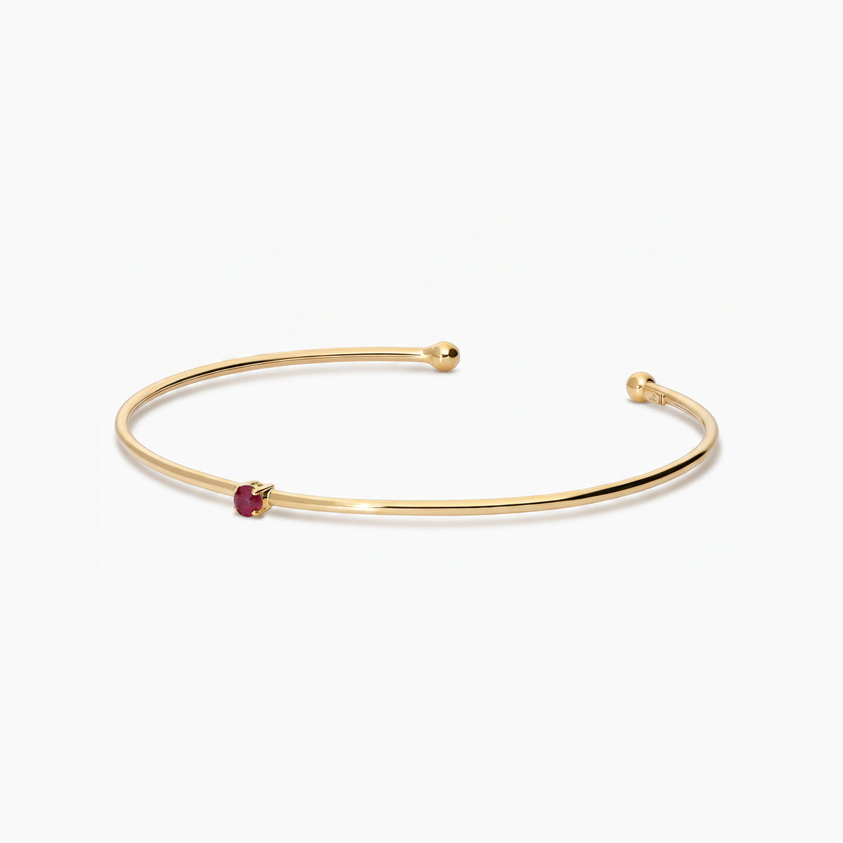 Pulsera Rígida Dorada Elegante
