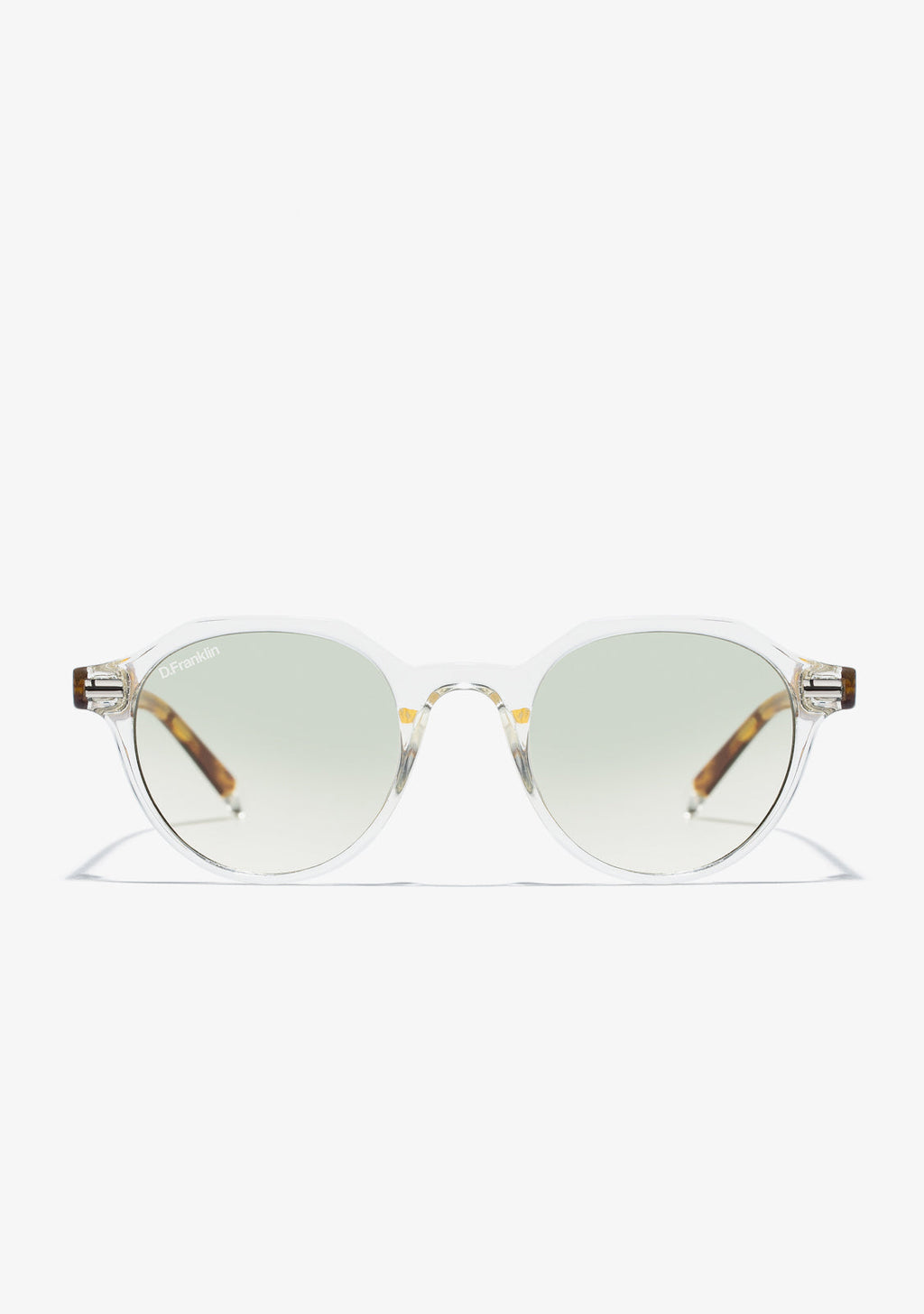 Gafas transparentes con estampado de Leopardo