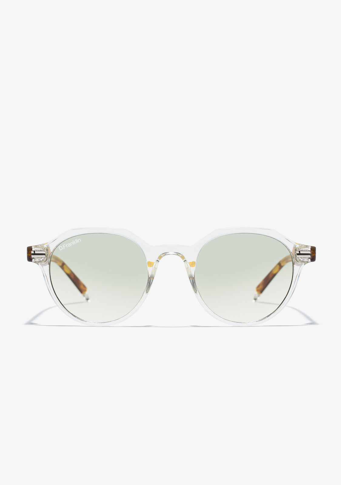 Gafas transparentes con estampado de Leopardo