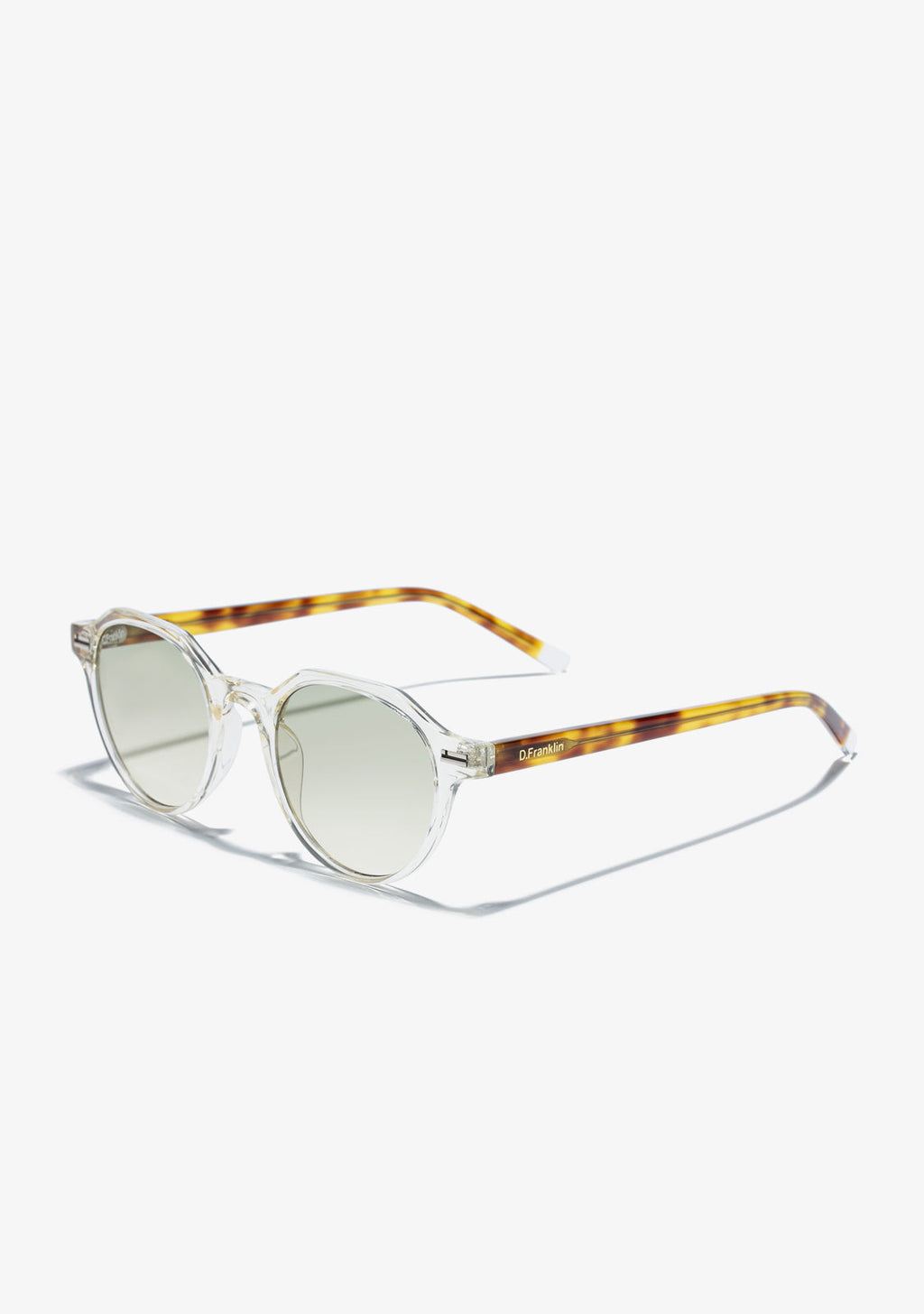 Gafas transparentes con estampado de Leopardo