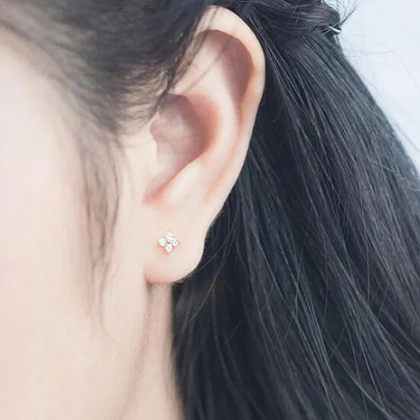 Pendientes con diseño elegante estrellado